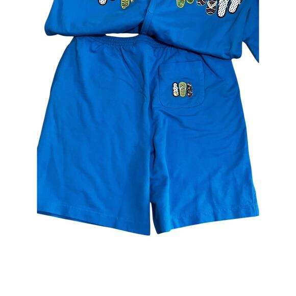 Casual Options Cardigan & Shorts Set Women's PM Beachy Flip Flops Resort Wear - Picture 5 of 7